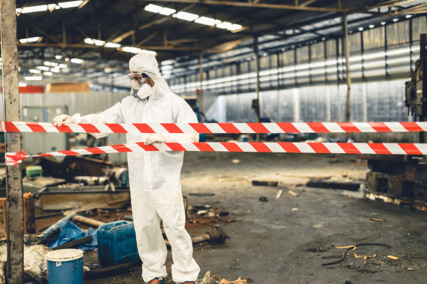 Professional Drug Lab Cleanup technician working in Newton Falls, OH